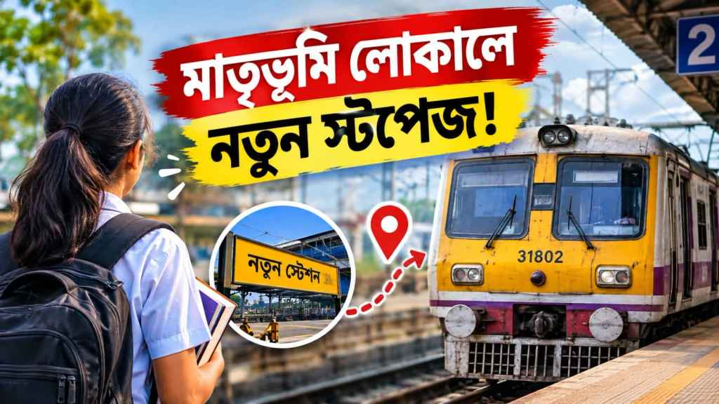 পরীক্ষার্থীদের জন্য বড় সিদ্ধান্ত পূর্ব রেলের! নতুন স্টপেজ পাচ্ছে মাতৃভূমি লোকাল, নির্দিষ্ট দিনে বদলাবে&nbsp;পরিষেবা